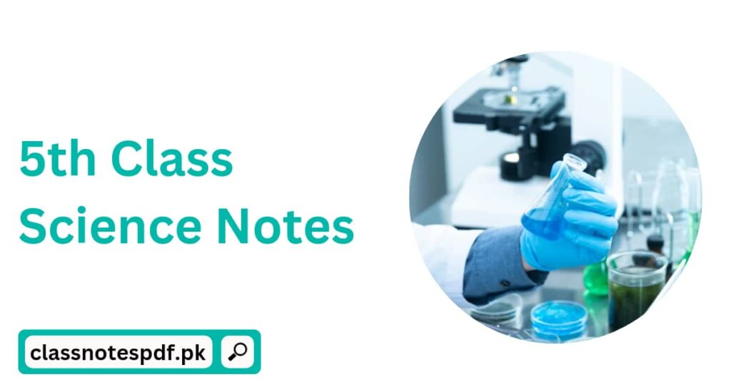 5th Class Science Notes
